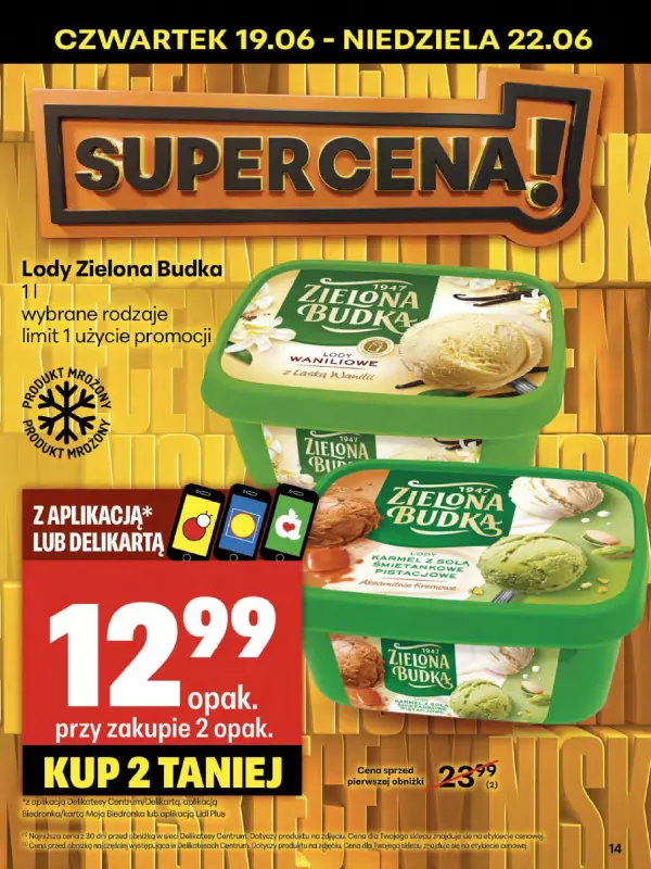 Delikatesy Centrum - gazetka promocyjna Gazetka od czwartku 19.06 do środy 25.06 - strona 14