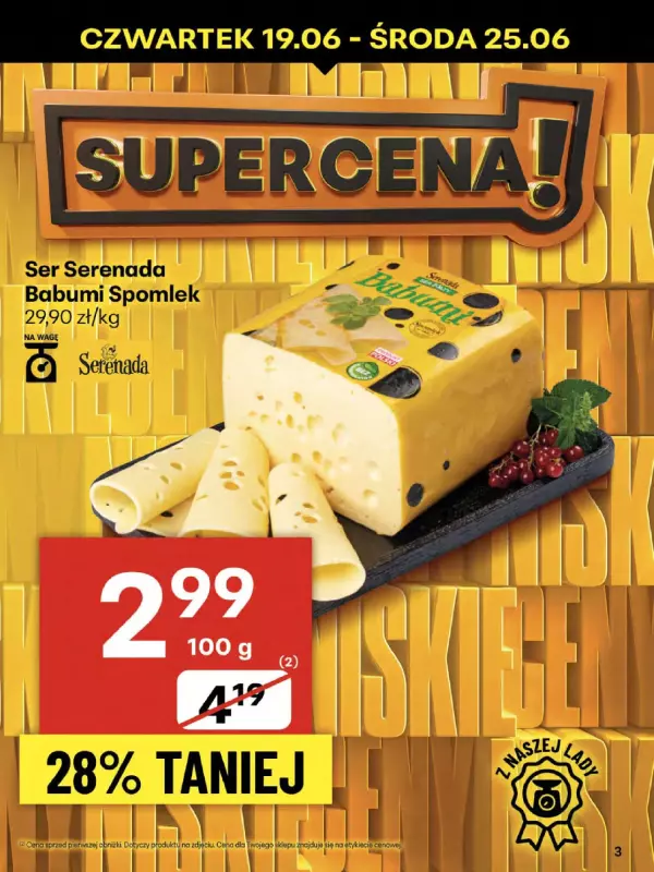 Delikatesy Centrum - gazetka promocyjna Gazetka od czwartku 19.06 do środy 25.06 - strona 3