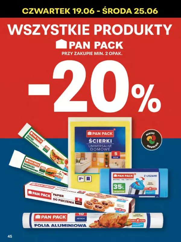 Delikatesy Centrum - gazetka promocyjna Gazetka od czwartku 19.06 do środy 25.06 - strona 45