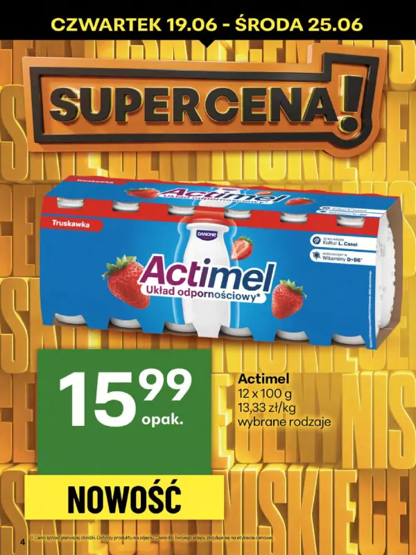 Delikatesy Centrum - gazetka promocyjna Gazetka od czwartku 19.06 do środy 25.06 - strona 4