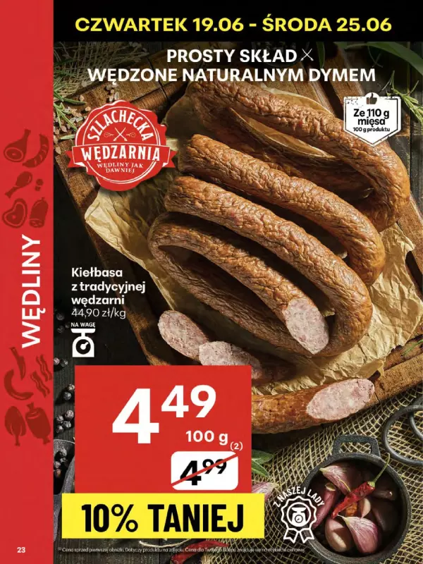 Delikatesy Centrum - gazetka promocyjna Gazetka od czwartku 19.06 do środy 25.06 - strona 23