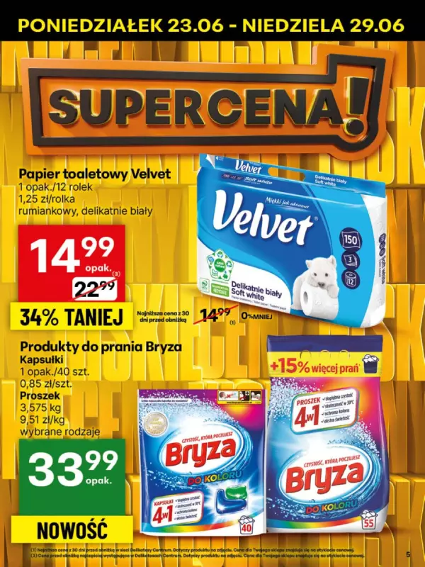 Delikatesy Centrum - gazetka promocyjna Gazetka  do niedzieli 29.06 - strona 5