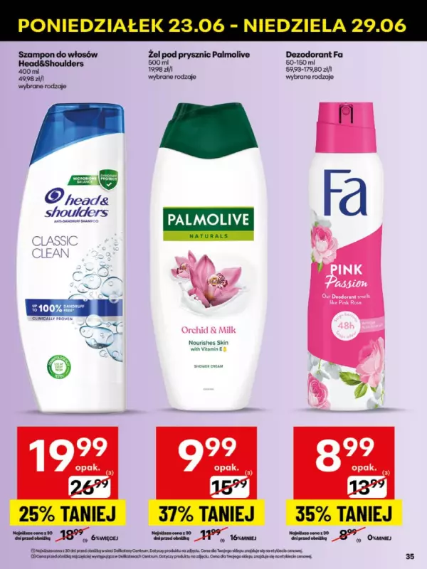 Delikatesy Centrum - gazetka promocyjna Gazetka  do niedzieli 29.06 - strona 35