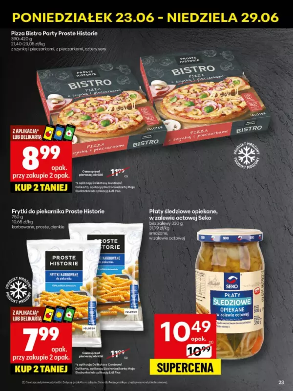 Delikatesy Centrum - gazetka promocyjna Gazetka  do niedzieli 29.06 - strona 23