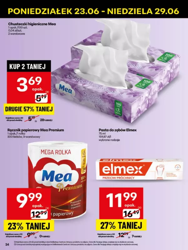 Delikatesy Centrum - gazetka promocyjna Gazetka  do niedzieli 29.06 - strona 34