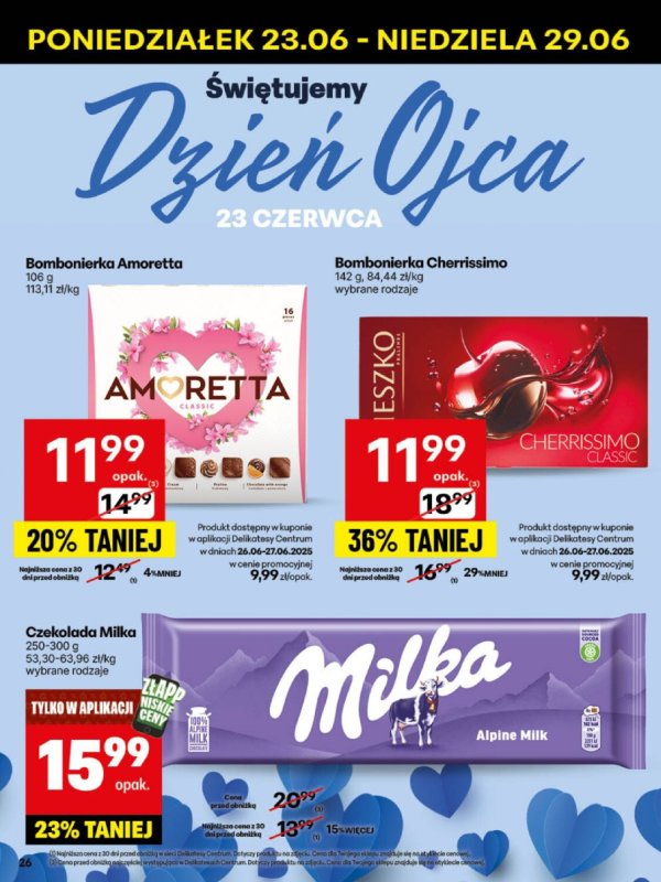 Delikatesy Centrum - gazetka promocyjna Gazetka  do niedzieli 29.06 - strona 26