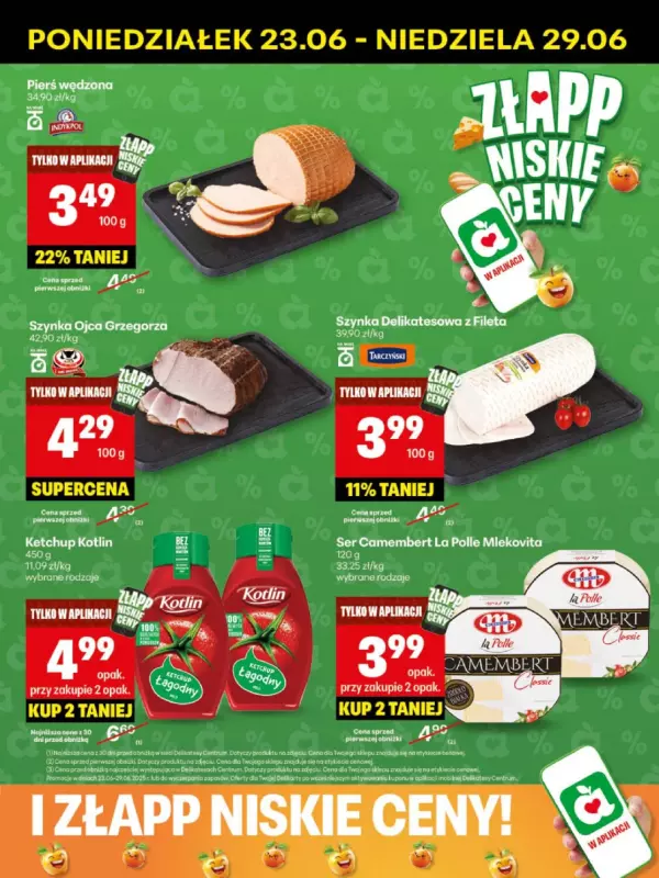 Delikatesy Centrum - gazetka promocyjna Gazetka  do niedzieli 29.06 - strona 39