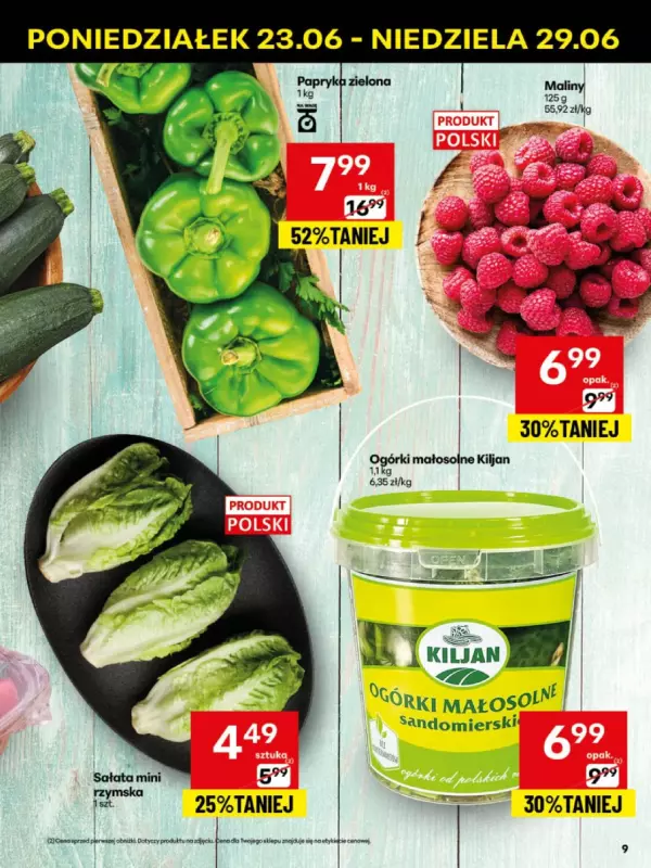Delikatesy Centrum - gazetka promocyjna Gazetka  do niedzieli 29.06 - strona 9