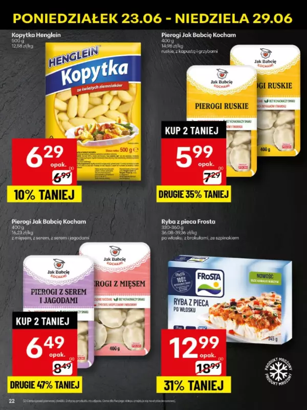 Delikatesy Centrum - gazetka promocyjna Gazetka  do niedzieli 29.06 - strona 22