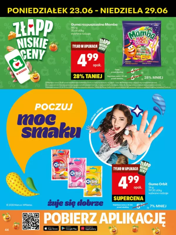 Delikatesy Centrum - gazetka promocyjna Gazetka  do niedzieli 29.06 - strona 44