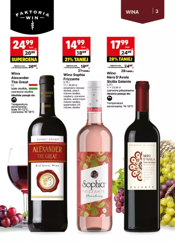 Delikatesy Centrum - gazetka promocyjna Gazetka alkoholowa   - strona 3