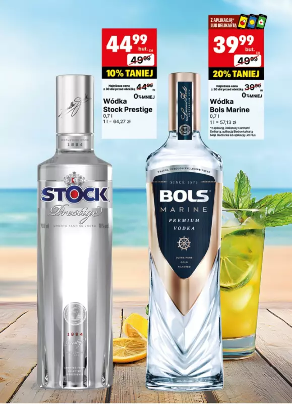 Delikatesy Centrum - gazetka promocyjna Gazetka alkoholowa od poniedziałku 23.06 do niedzieli 06.07 - strona 13