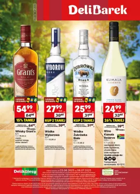 Delikatesy Centrum - gazetka promocyjna Gazetka alkoholowa od poniedziałku 23.06 do niedzieli 06.07