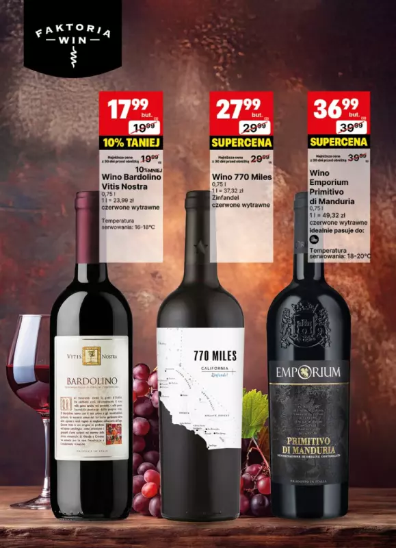 Delikatesy Centrum - gazetka promocyjna Gazetka alkoholowa od poniedziałku 23.06 do niedzieli 06.07 - strona 4