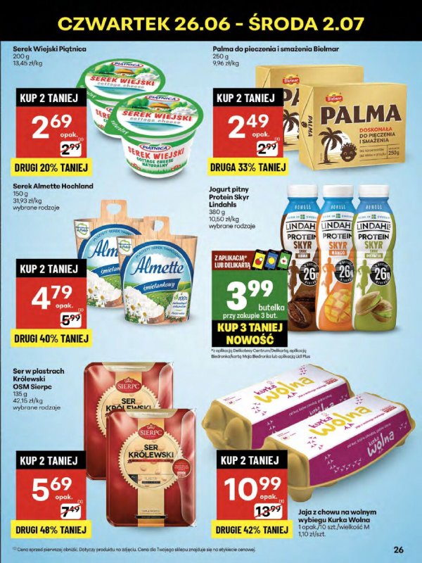 Delikatesy Centrum - gazetka promocyjna Gazetka od czwartku 26.06 do środy 02.07 - strona 26