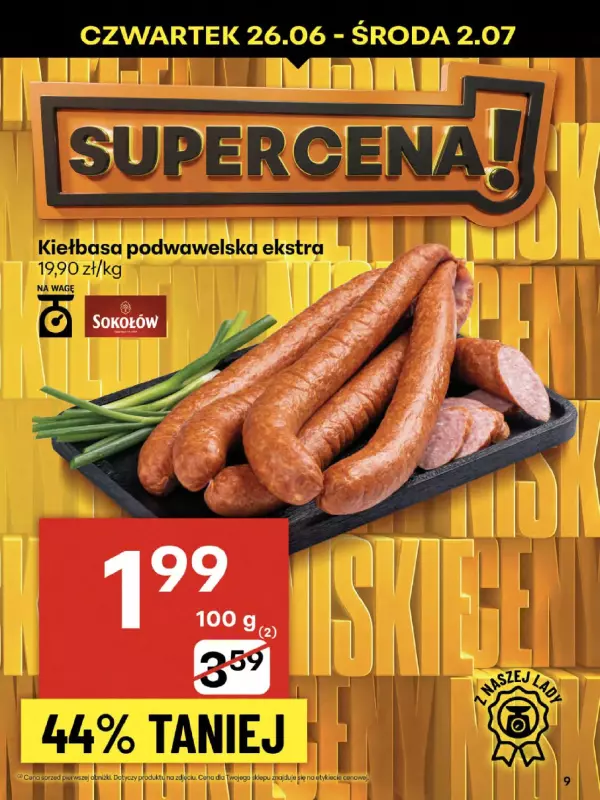 Delikatesy Centrum - gazetka promocyjna Gazetka od czwartku 26.06 do środy 02.07 - strona 9