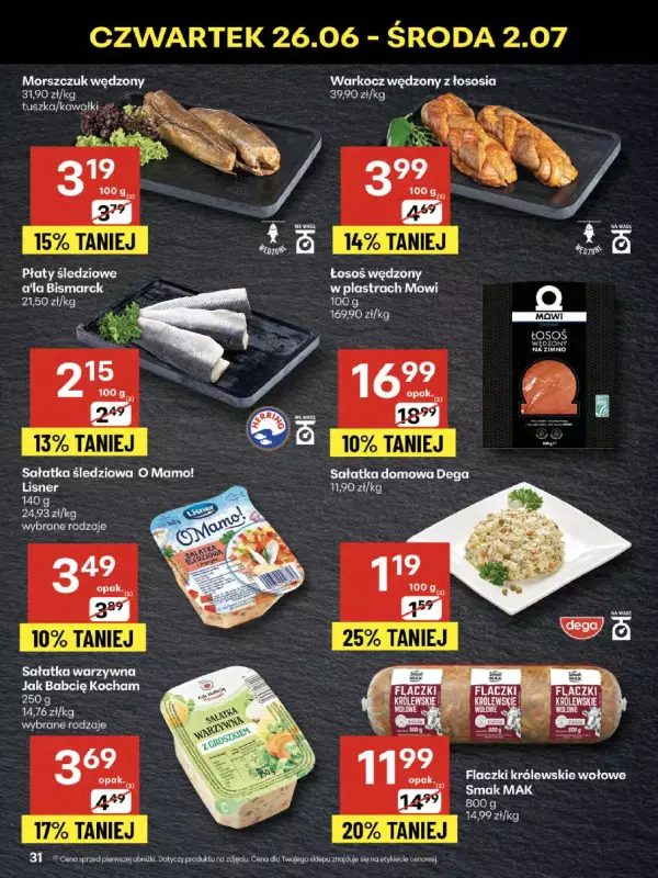 Delikatesy Centrum - gazetka promocyjna Gazetka od czwartku 26.06 do środy 02.07 - strona 31