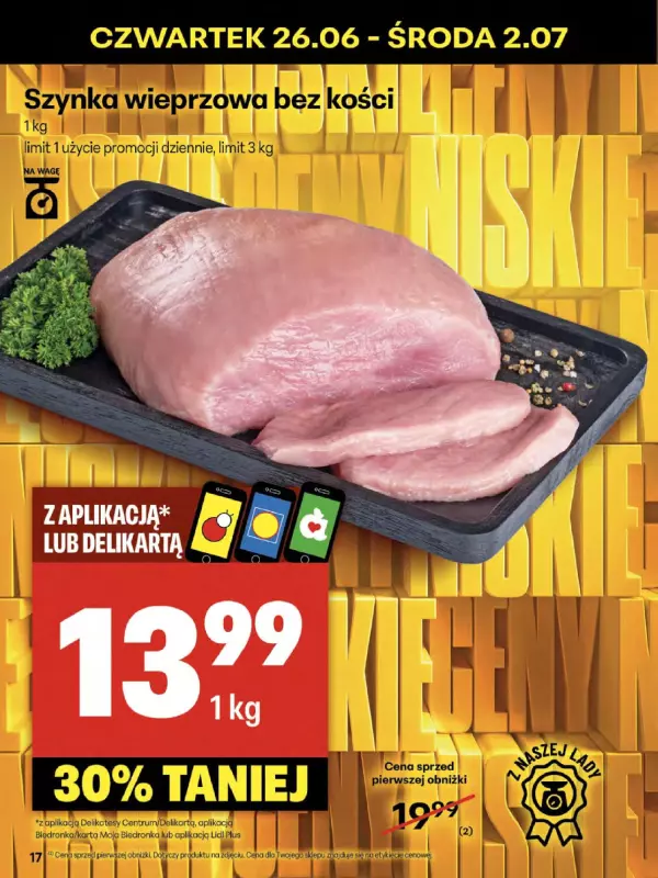 Delikatesy Centrum - gazetka promocyjna Gazetka od czwartku 26.06 do środy 02.07 - strona 17