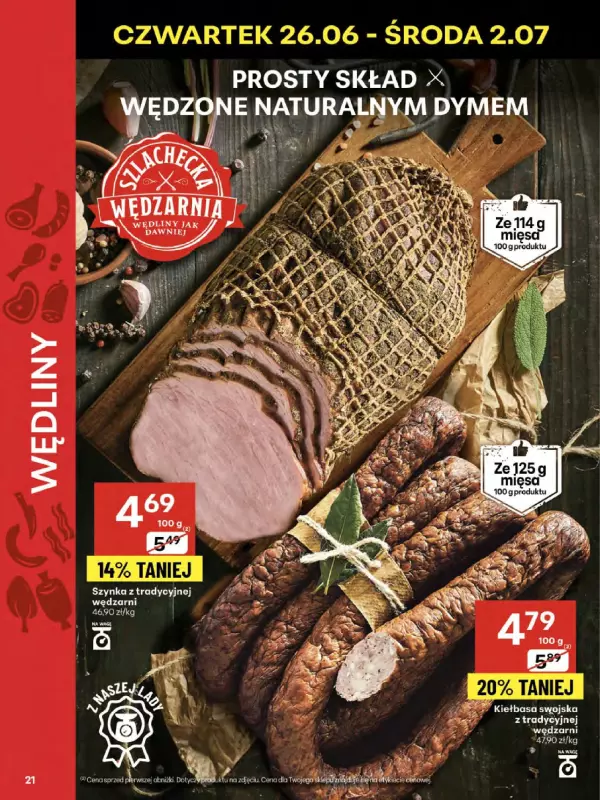 Delikatesy Centrum - gazetka promocyjna Gazetka od czwartku 26.06 do środy 02.07 - strona 21