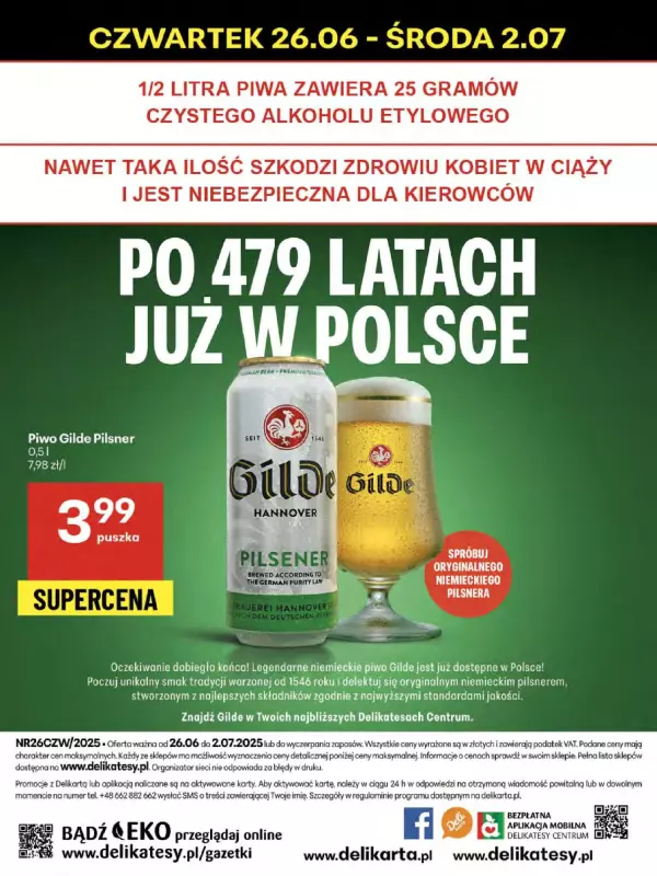 Delikatesy Centrum - gazetka promocyjna Gazetka od czwartku 26.06 do środy 02.07 - strona 45