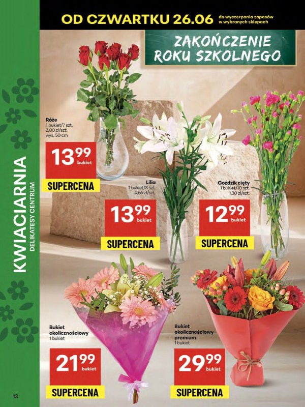 Delikatesy Centrum - gazetka promocyjna Gazetka od czwartku 26.06 do środy 02.07 - strona 13