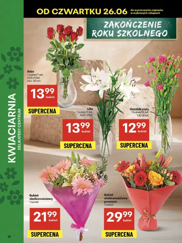 Delikatesy Centrum - gazetka promocyjna Gazetka od czwartku 26.06 do środy 02.07 - strona 13