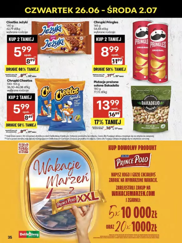 Delikatesy Centrum - gazetka promocyjna Gazetka od czwartku 26.06 do środy 02.07 - strona 35