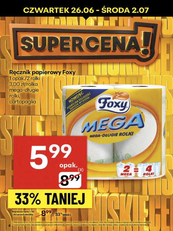 Delikatesy Centrum - gazetka promocyjna Gazetka od czwartku 26.06 do środy 02.07 - strona 4