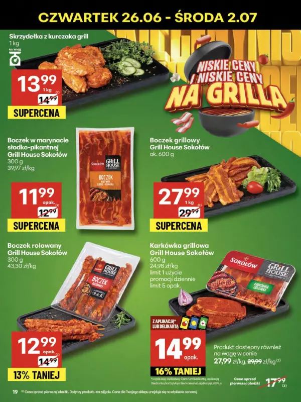 Delikatesy Centrum - gazetka promocyjna Gazetka od czwartku 26.06 do środy 02.07 - strona 19