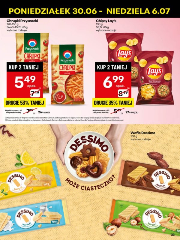 Delikatesy Centrum - gazetka promocyjna Gazetka  do niedzieli 06.07 - strona 33