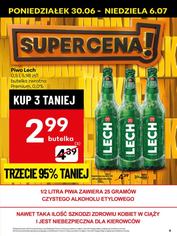 Delikatesy Centrum - gazetka promocyjna Gazetka  do niedzieli 06.07 - strona 9