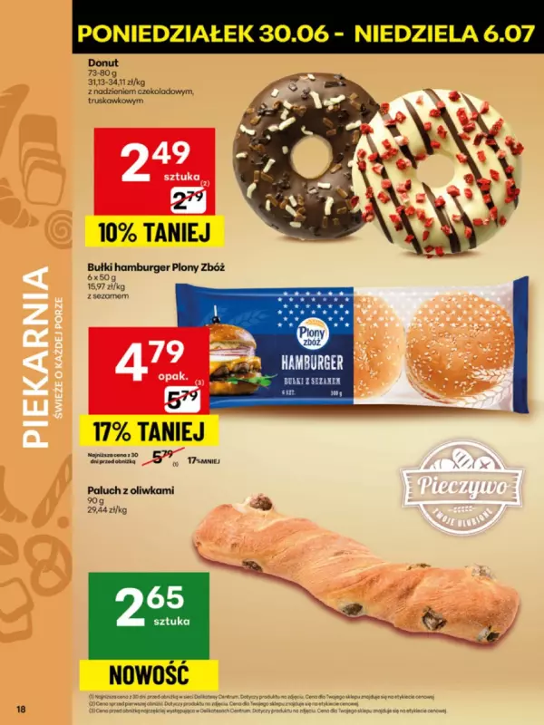 Delikatesy Centrum - gazetka promocyjna Gazetka  do niedzieli 06.07 - strona 18
