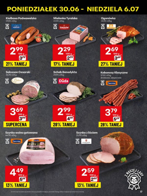 Delikatesy Centrum - gazetka promocyjna Gazetka  do niedzieli 06.07 - strona 17