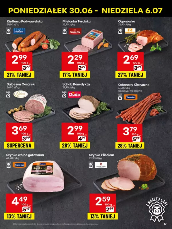 Delikatesy Centrum - gazetka promocyjna Gazetka  do niedzieli 06.07 - strona 17