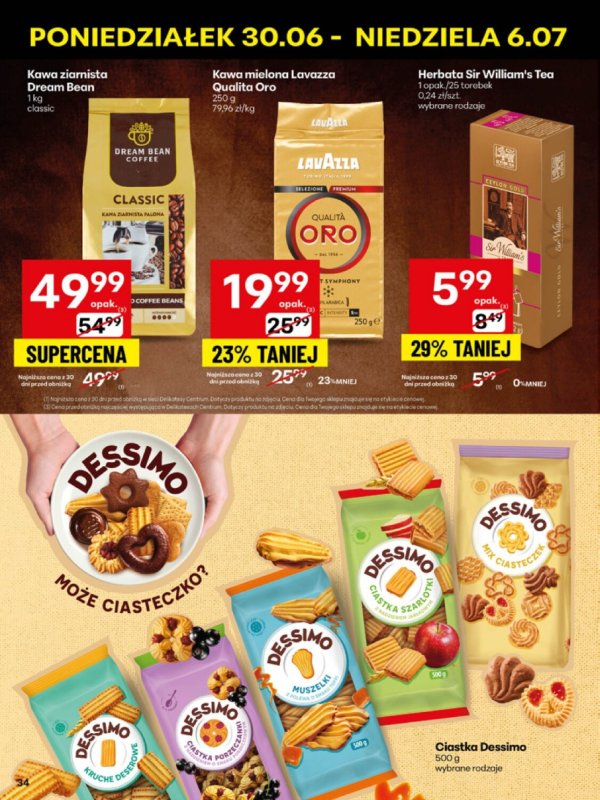 Delikatesy Centrum - gazetka promocyjna Gazetka  do niedzieli 06.07 - strona 34