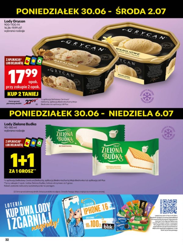 Delikatesy Centrum - gazetka promocyjna Gazetka  do niedzieli 06.07 - strona 32