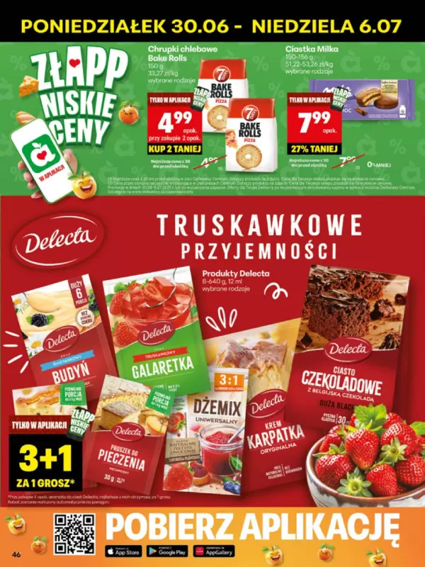 Delikatesy Centrum - gazetka promocyjna Gazetka  do niedzieli 06.07 - strona 46