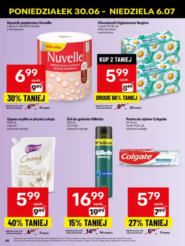 Delikatesy Centrum - gazetka promocyjna Gazetka  do niedzieli 06.07 - strona 40