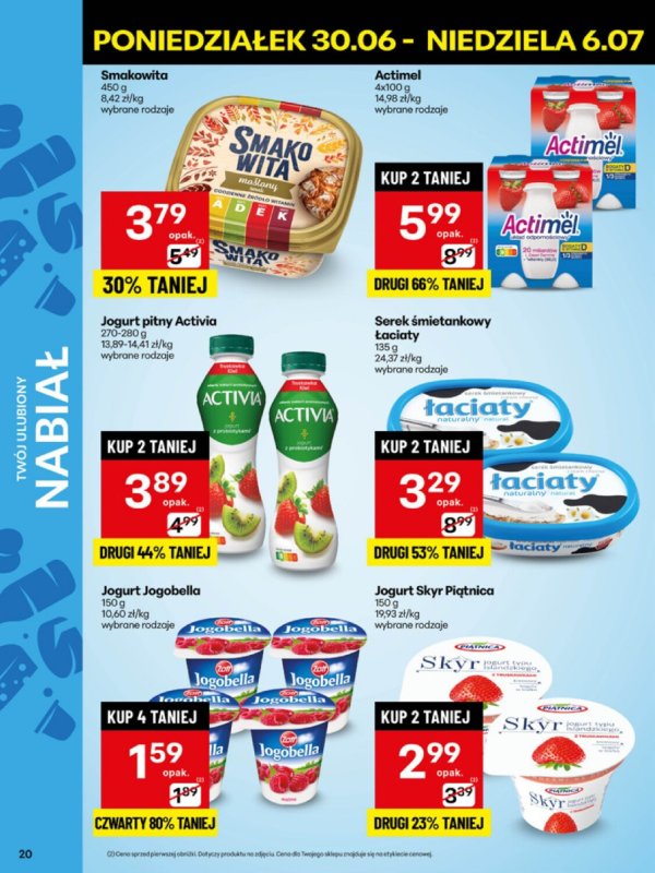 Delikatesy Centrum - gazetka promocyjna Gazetka  do niedzieli 06.07 - strona 20
