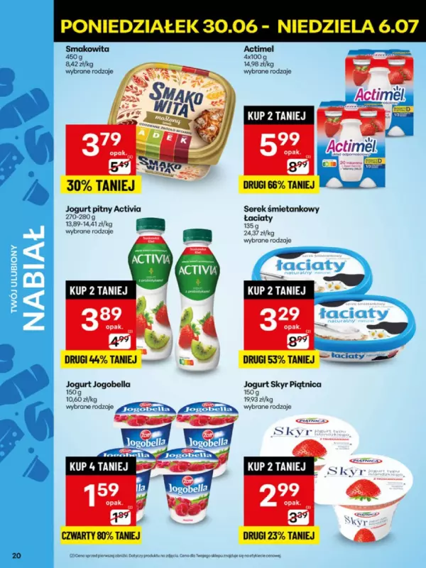 Delikatesy Centrum - gazetka promocyjna Gazetka  do niedzieli 06.07 - strona 20