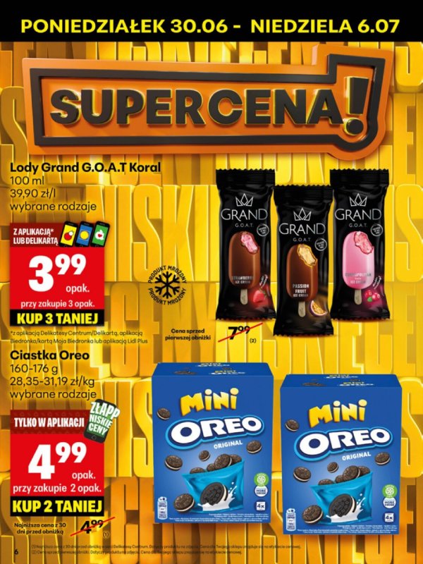 Delikatesy Centrum - gazetka promocyjna Gazetka  do niedzieli 06.07 - strona 6