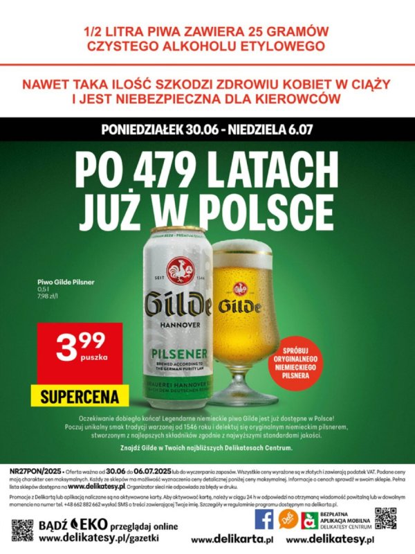 Delikatesy Centrum - gazetka promocyjna Gazetka  do niedzieli 06.07 - strona 48