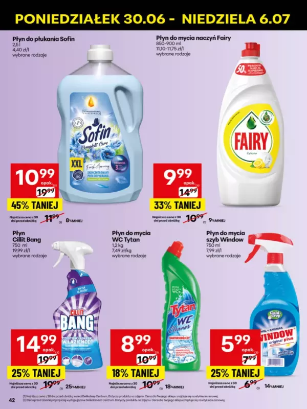 Delikatesy Centrum - gazetka promocyjna Gazetka  do niedzieli 06.07 - strona 42