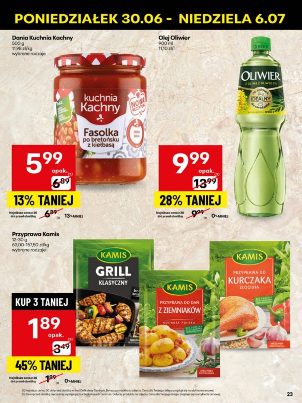 Delikatesy Centrum - gazetka promocyjna Gazetka  do niedzieli 06.07 - strona 23