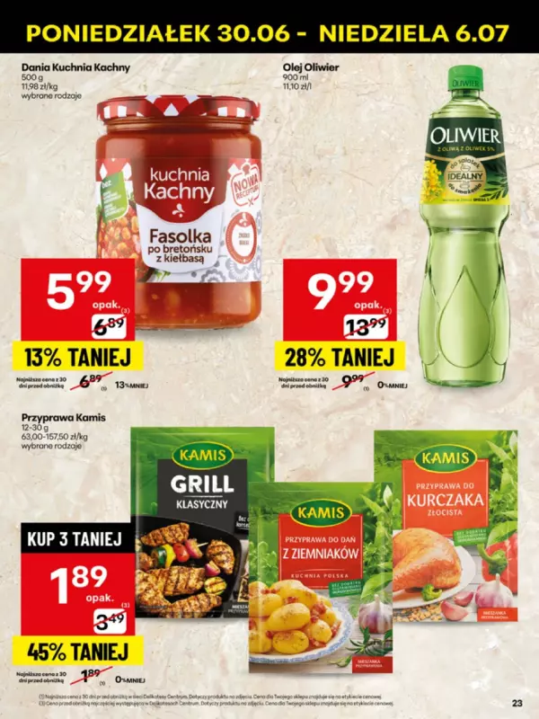 Delikatesy Centrum - gazetka promocyjna Gazetka  do niedzieli 06.07 - strona 23