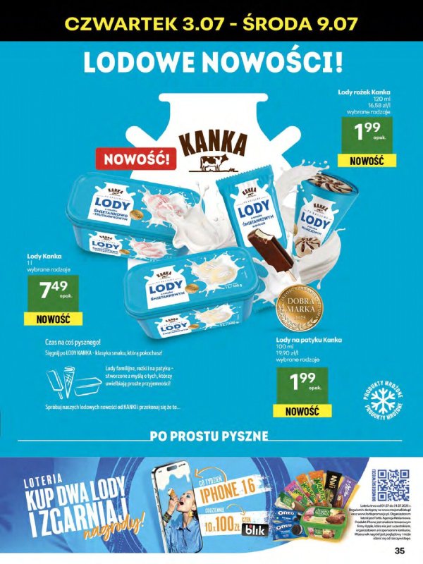 Delikatesy Centrum - gazetka promocyjna Gazetka  do środy 09.07 - strona 35