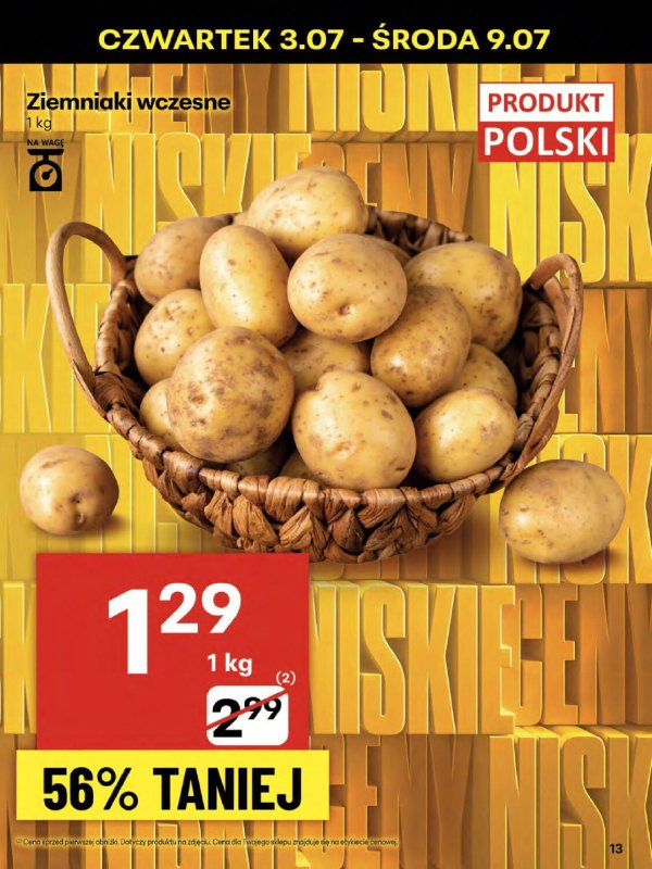 Delikatesy Centrum - gazetka promocyjna Gazetka  do środy 09.07 - strona 13