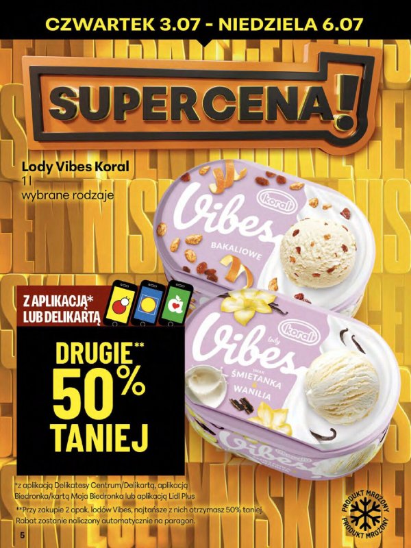 Delikatesy Centrum - gazetka promocyjna Gazetka  do środy 09.07 - strona 5