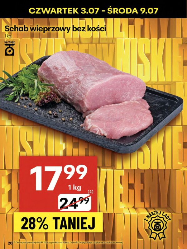 Delikatesy Centrum - gazetka promocyjna Gazetka  do środy 09.07 - strona 20