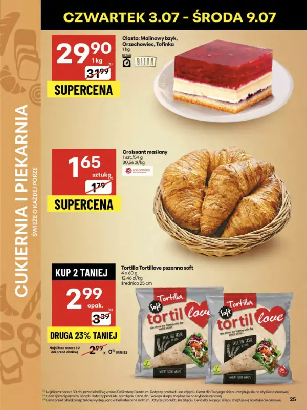Delikatesy Centrum - gazetka promocyjna Gazetka  do środy 09.07 - strona 25